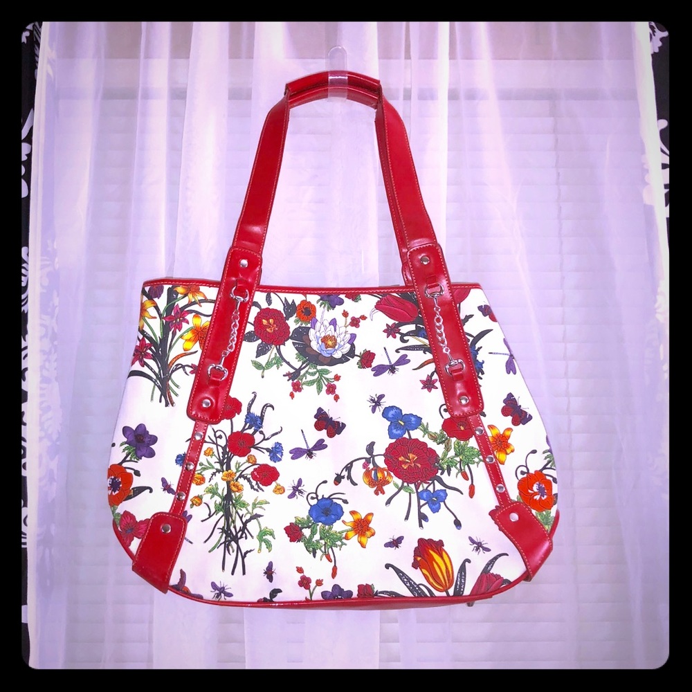 FLORAL PRINT PURSE